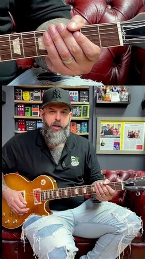 Master of Puppets Second Riff | Easy Metallica Thrash Metal Lesson (Video 123/365) #shorts