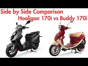 Genuine Scooter Co. Hooligan 170i vs Buddy 170i | Side by side comparison