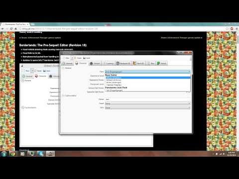 Borderlands The Pre Sequel Mods - Gibbed's Save Editor Revision 18 (Xbox 360) (PS3) (PC)