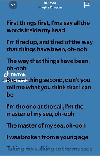 Believer by Imagine Dragons: Full Lyrics and Music