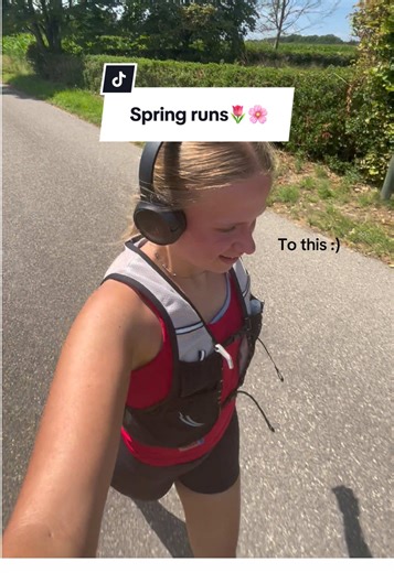 Spring runs > any runs🌷🌸#running #spring #summer #hardlopen