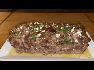 How to make Tasty Greek Style Meatloaf| Pastelon de Carne Estilo Griego