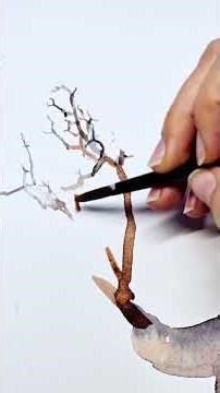 Painting the bronchioles with watercolor