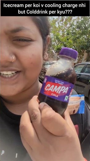 Icecream per no cooling charge aur Colddrink per kyu? #viral #trending #savemoney #relatable #funny