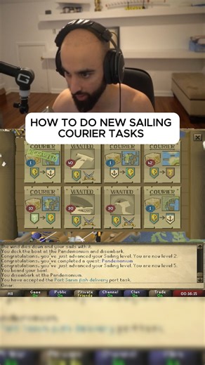 OSRS Daily Clips on Instagram: "HOW TO DO NEW SAILING COURIER TASKS! Who's excited for Sailing?! #oda #odablock #oldschoolrunescape #osrs #runescape #skilling #sailing #porttask"