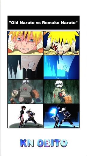 Old vs Remake Naruto ⏳