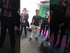 Call Me Ham training session as Jrizzy Jeremy watches on