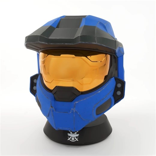 Halo on Instagram: "Ready up, Spartan—the @jazwares MJOLNIR War Games Helmet in Red & Blue is now available, only at @gamestop: 💡 LED lights for low-light ops 🔊 Immersive sound effects 🪖 Deluxe display stand included link in bio to lock it in now!"