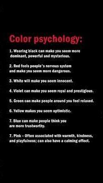 Color Psychology #shorts #psychology