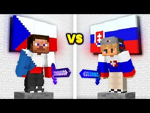 Která země je LEPŠÍ v Minecraftu? (Česko VS Slovensko)
