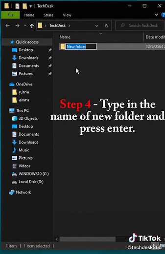 How to Create a Subfolder On Windows #folder #computerbasic #windows #tutorial
