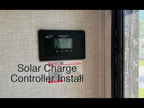 Solar Panel Charge Controller Install