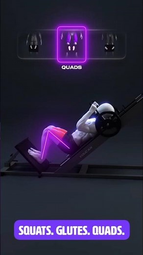 🔥 Build Quads, Glutes & Inner Thighs with Hack Squats