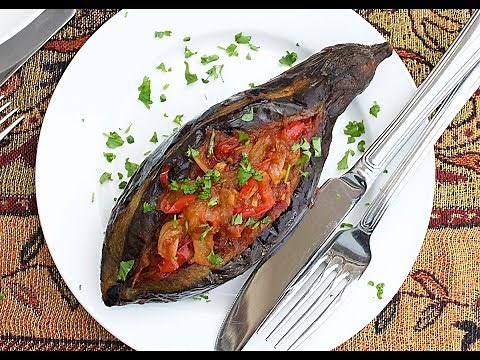 Imam Bayildi (Turkish Stuffed Aubergines) | Vegan Turkish Recipe