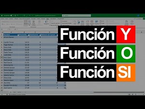Cómo usar la Función SI(), Y() y O() en Excel | Explicación Fácil + Ejercicios