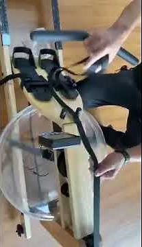 water wooden rowing machines -how to repair /change / assemble the straps