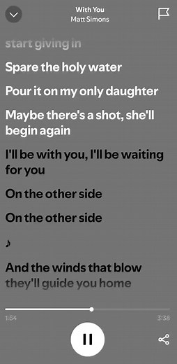 With you Matt Simons #fyp #spotify #lyrics_songs