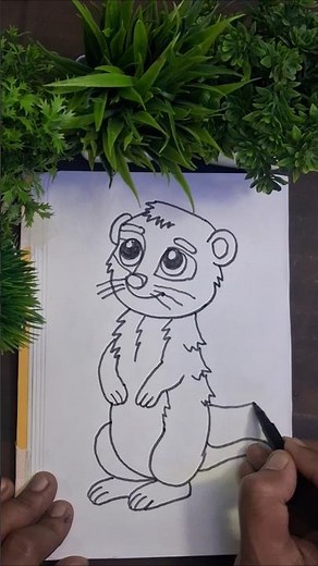 Lemur drawing for beginners | lemur drawing easy | lemur drawing easy step by step