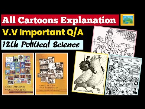 🤭All V.V Important Cartoons | Political Science Class 12 #humanitieslover #politicalscience