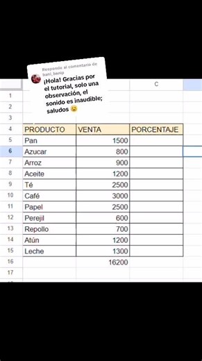 Respuesta a @bani_banip #porcentajesenexcel #excelparatodos #Excel #planilla