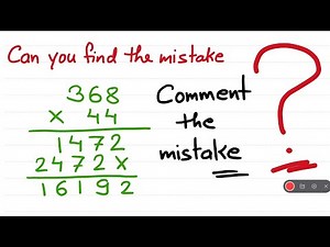 Find the mistake if you can | maths mistake finder | multiply mistake