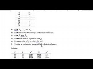 Simple Linear Regression - Hypothesis testing for slope using ANOVA