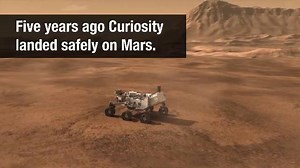 Curiosity’s First Five Years of Science on Mars: Transcript: Five years ago, Curiosity landed safely on Mars. Curiosity’s assignment: Explore a layered mountain inside Gale Crater to learn if ancient Mars was capable of supporting life. Curiosity has driven over 10 miles (16 kilometers), returned over 200,000 images, drilled 15 rock samples, …and even took a few selfies. What has Curiosity found? Rounded pebbles that hint of an ancient river, and a delta, where a river emptied into an ancient la