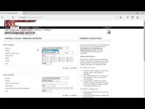 How to Port Forward on the original Sky Broadband Router!