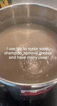 DIY Wood Ash Lye | How to Make Lye from Ash and Water