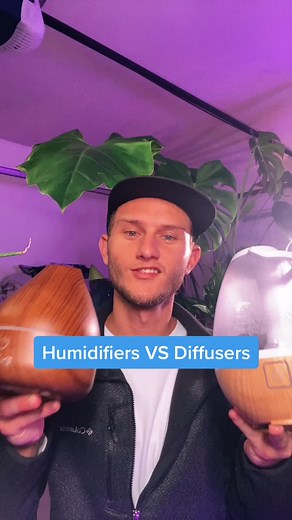 Humidifiers VS Diffusers #humidifier #diffuser #plantparent #humidity #homedepot #plants #planttips #planttiktok