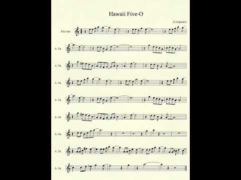 Hawaii Five-O for Alto Sax