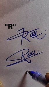 50K views · 274 reactions | how to sign the letter R?❤ How to learn your signature?♥ #signatureideas #artsy #instagram #instagood#signatureshoot | Ali Mohsen Saleh | Facebook