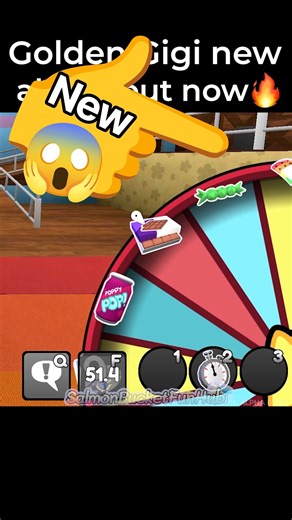 Golden Gigi Skin new ability in Dandy's world new update #dandysworld #roblox #update