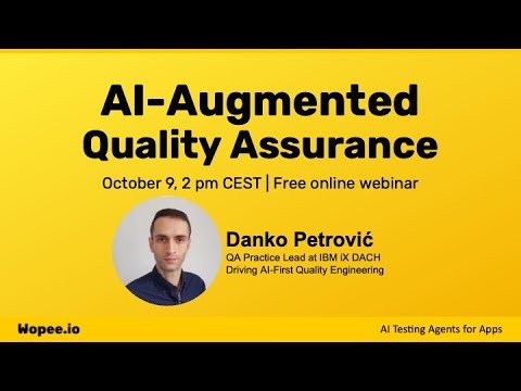 AI-Augmented Quality Assurance
