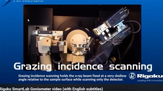 XRD Rigaku SmartLab Goniometer video (with English subtitles)