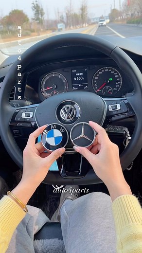 Car parts on Instagram: "logo sticker for steering wheels shop link in bio product link 👉🏻https://auto4partcn.company.site/logo-sticker-for-steering-wheels-p522949596"