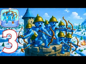 Archery Bastions: Castle War - Gameplay Walkthrough Part 1 New Update All Levels (iOS,Android)