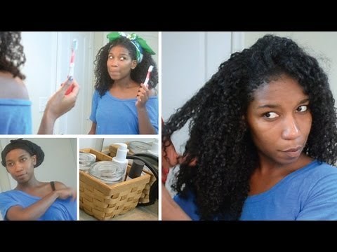 Night Time Routine | How To Keep Satin Scarf From Slipping! Natural Hair