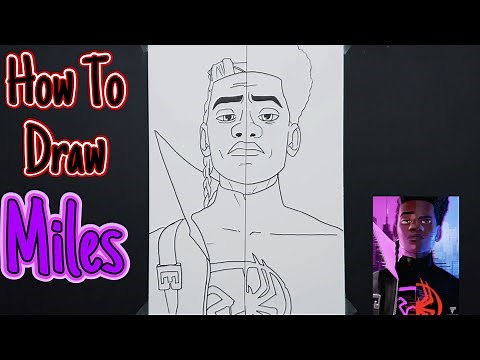 How To Draw Miles and Miles Prowler | Spider-Man: Across the Spider-Verse #drawing #milesmorales