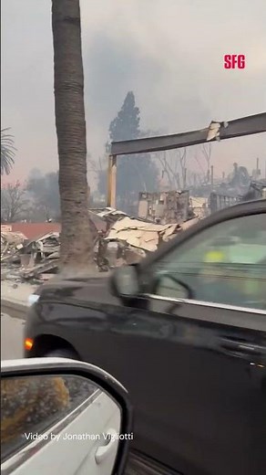 Buildings Before and After the Palisades Fire
