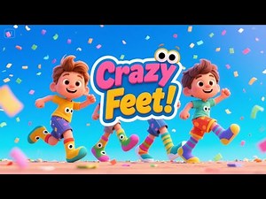 🧦 Silly Socks Day Parade – Crazy Feet! 🤪🎉 | Fun & Wacky Kids Song
