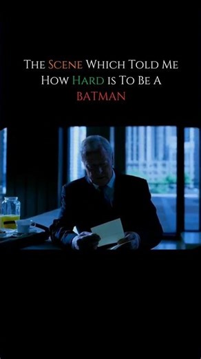 The scene and words told me how hard it is to be a BATMAN after all struggles. #batmanvssuperman