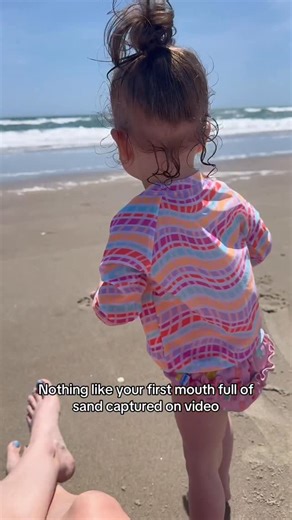 That about wrapped up our beach day, but she thinks this video is hilarious 😂 #beach #ocean #momfail #kidfail #kidsfalling #parentingfail #ouch | Momma Life