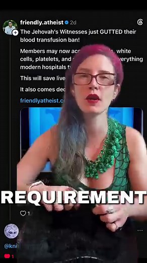 Big News in the Cult World: Jehovah's Witnesses & Purity Requirements