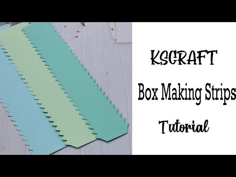 KSCRAFT Box Making Strips Tutorial