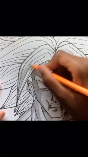 HOW To DRAW Broly ( DBZ ) Step By Step Tutorial: Shading Phase | Dragon Ball Z #infinityzart #viral