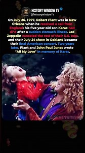 The Heartbreaking Story Behind Led Zeppelin's "All My Love" 🕊️