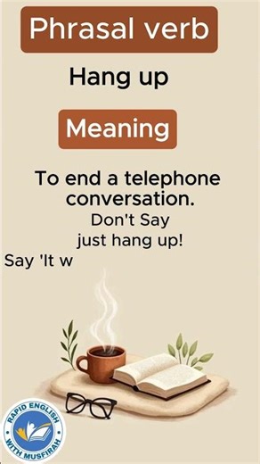 Stop Saying “Bye!” 👋 Use This Phrasal Verb instead! #shorts