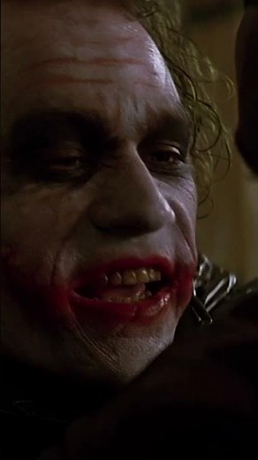 How Did Joker Get His Scars? #darkknight #heathledger #shorts