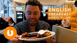 2.3K views · 229 reactions | One of the very best meals in England is the Full English Breakfast also known as the fry-up. It's massive heaping of Heinz beans, sausage, back bacon, eggs, and black pudding (which is not what you think it is). In London I decided to visit Regency Café in the neighborhood of Plimclo. It open in 1946 and mostly served cabbies until a few years ago. Now this little greasy spoon is a hip hang out for young local Londoners. | Urbanist Ariel | Facebook